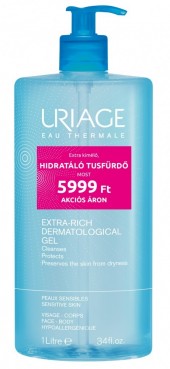 Uriage surgras gel dermatologique tusfürdő 1000 ml akciós kiszerelés 1000ml