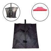 Kerti pavilon tölthető talpsúly 4 darab fekete