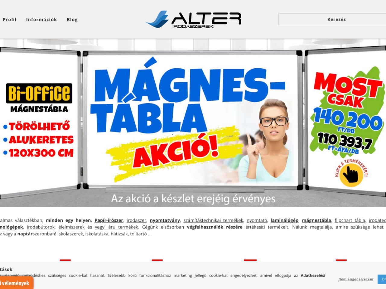 Alter Irodaszer Webáruház